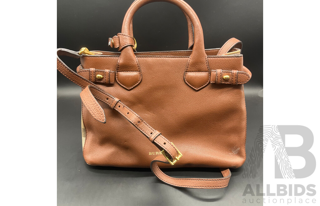 Small Banner Tote Bag Branded BURBERRY