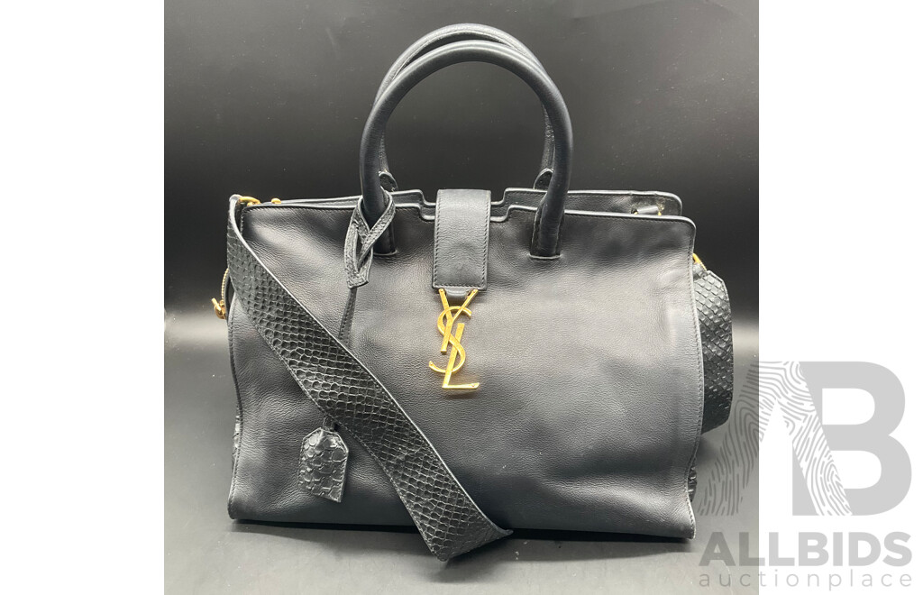Monogram Downtown Cabas Handbag Branded SAINT LAURENT