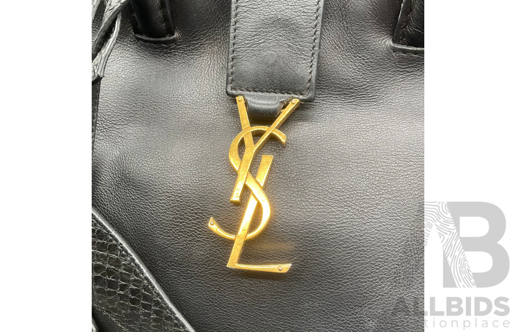 Monogram Downtown Cabas Handbag Branded SAINT LAURENT