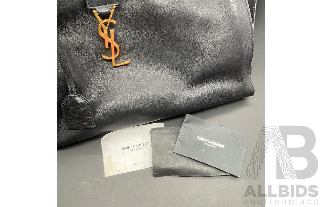 Monogram Downtown Cabas Handbag Branded SAINT LAURENT