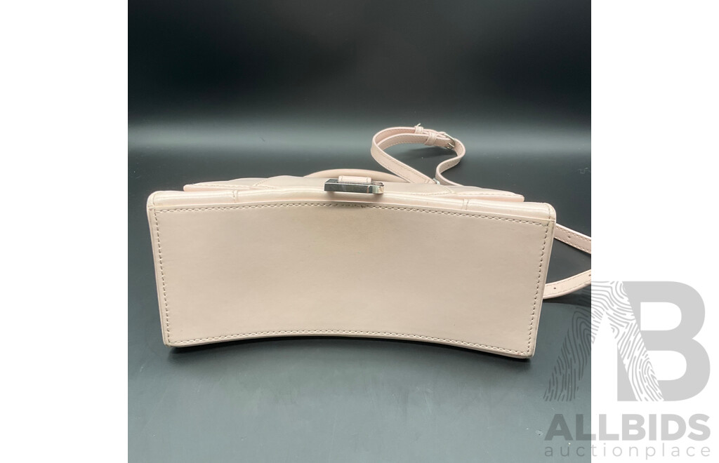 Hourglass S Two-Way Handbag Branded BALENCIAGA