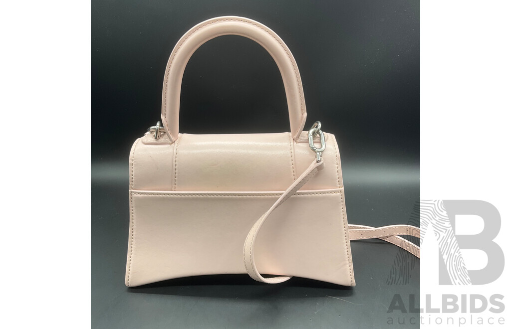 Hourglass S Two-Way Handbag Branded BALENCIAGA