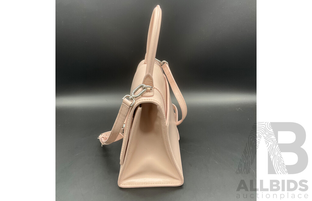 Hourglass S Two-Way Handbag Branded BALENCIAGA