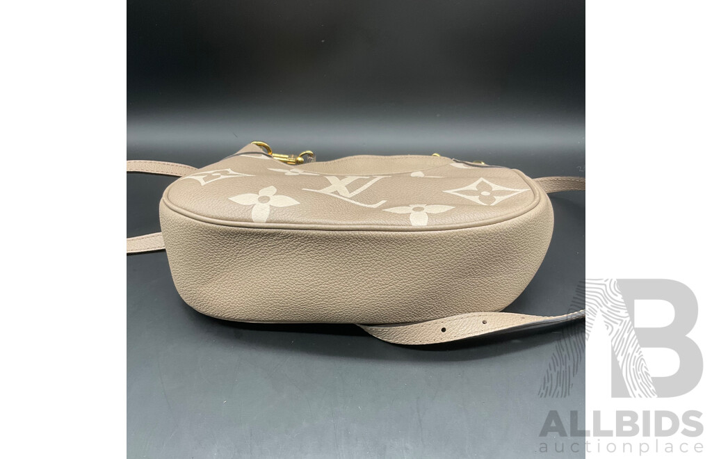 Bicolor Monogram Empreinte Bagatelle Bag Branded LOUIS VUITTON
