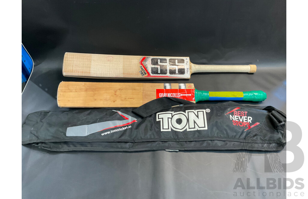 SS Master 999 & Gray- Nicolls Jet Cricket Bats