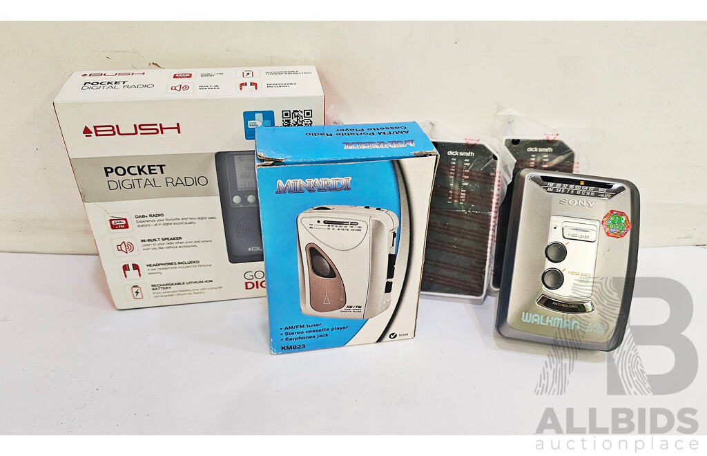 Assorted Lot of Radio/Cassette Players