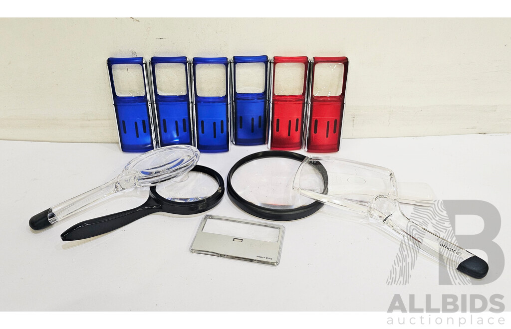 Assorted Lot of Magnifying Glasses