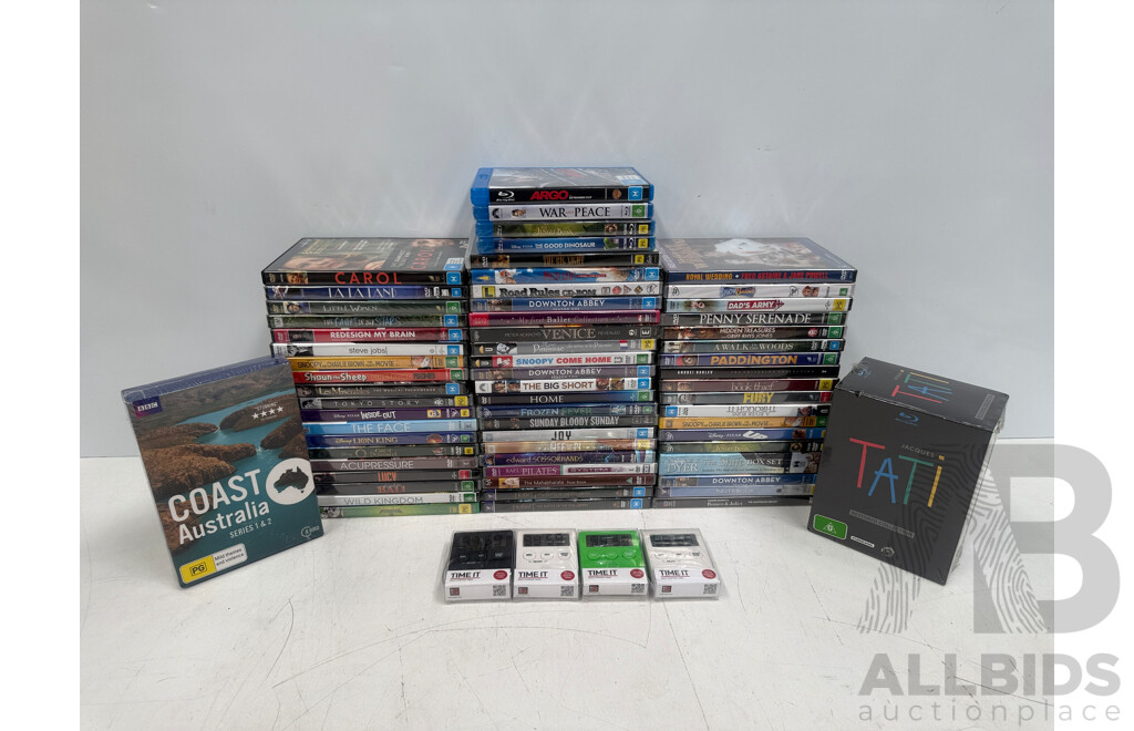 Assorted DVD's Blu Ray Box Sets