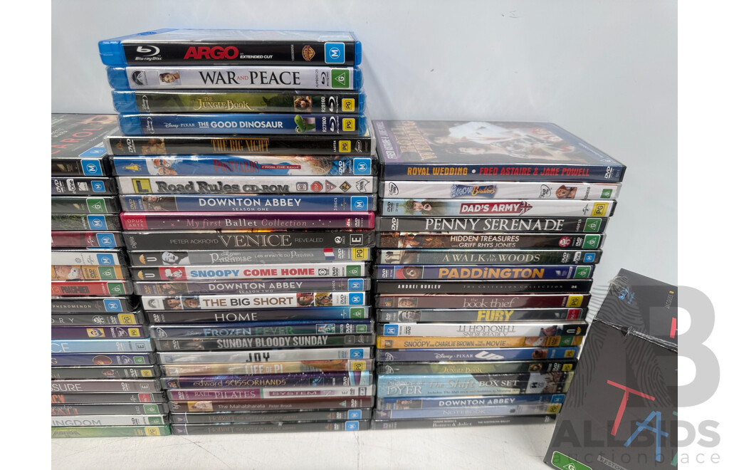 Assorted DVD's Blu Ray Box Sets