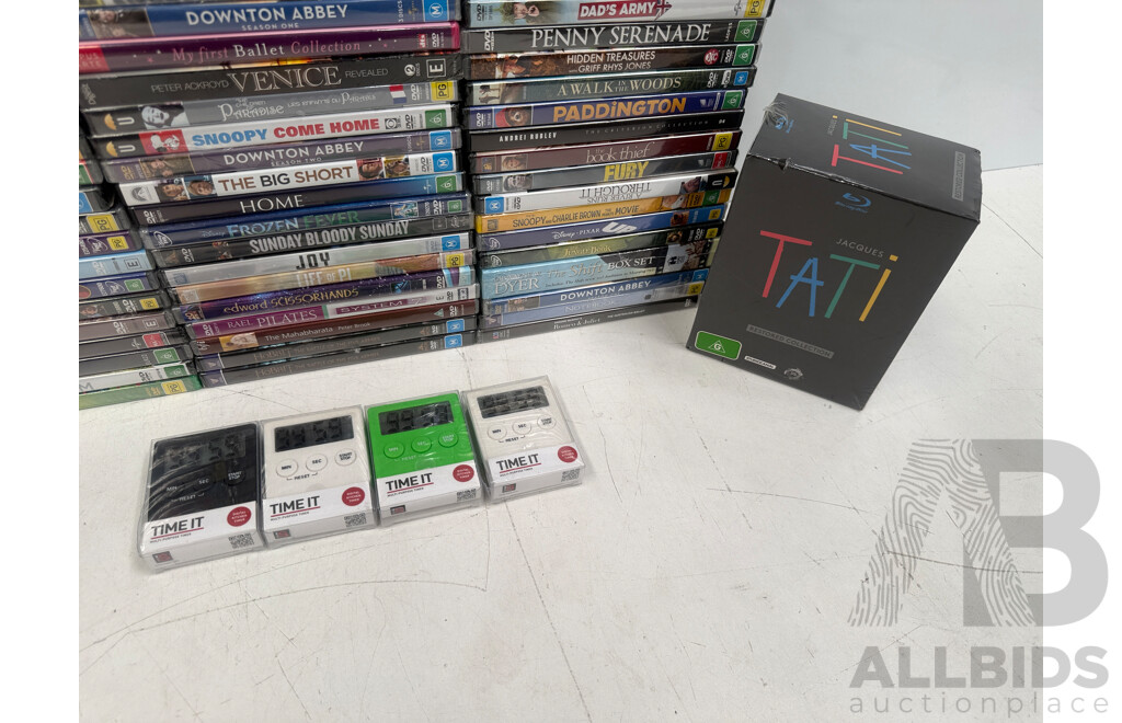 Assorted DVD's Blu Ray Box Sets