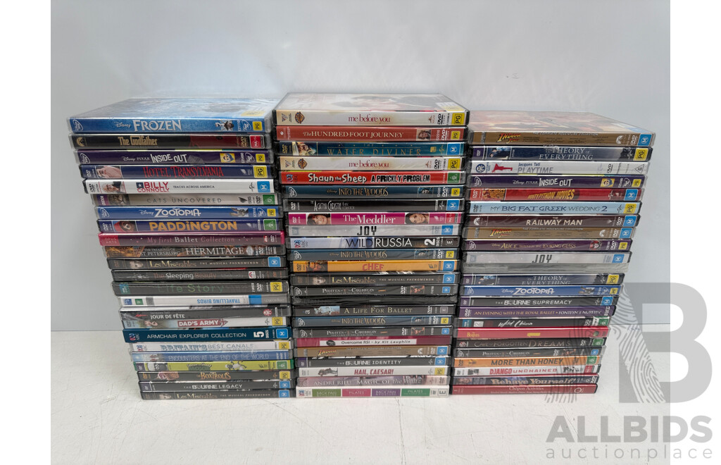 Assorted DVD's Blu Ray