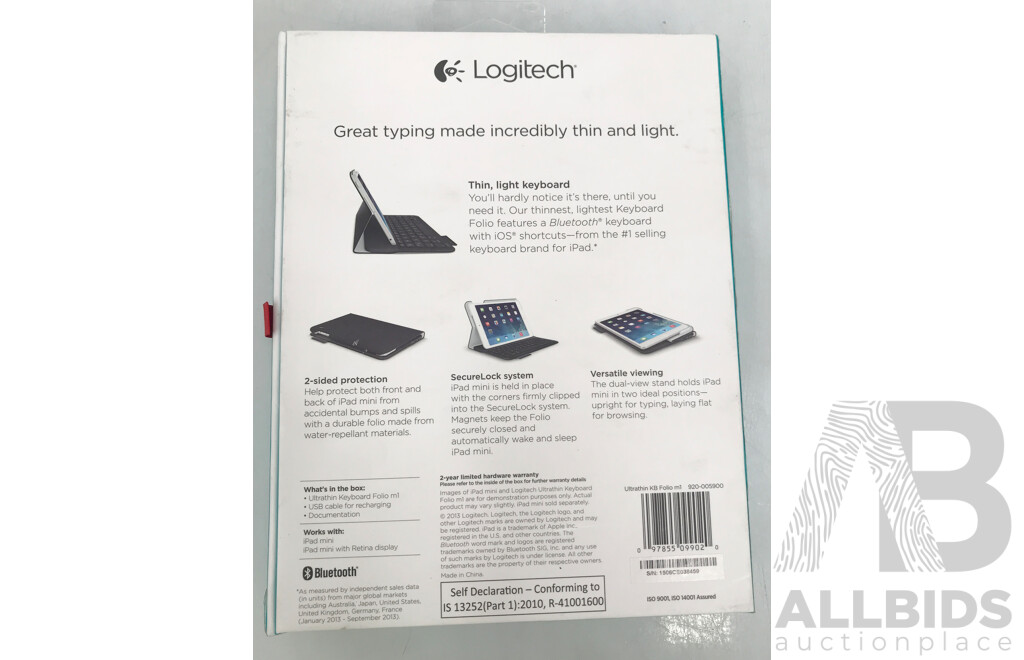 Logitech Ultrathin Keyboard Folio M1 for IPad Mini