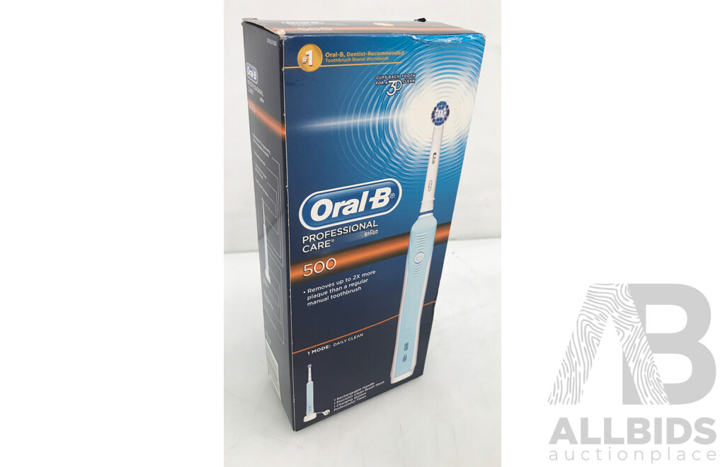 Oral-B Professional Care 500 Power Electric Toothbrush  - Brand New