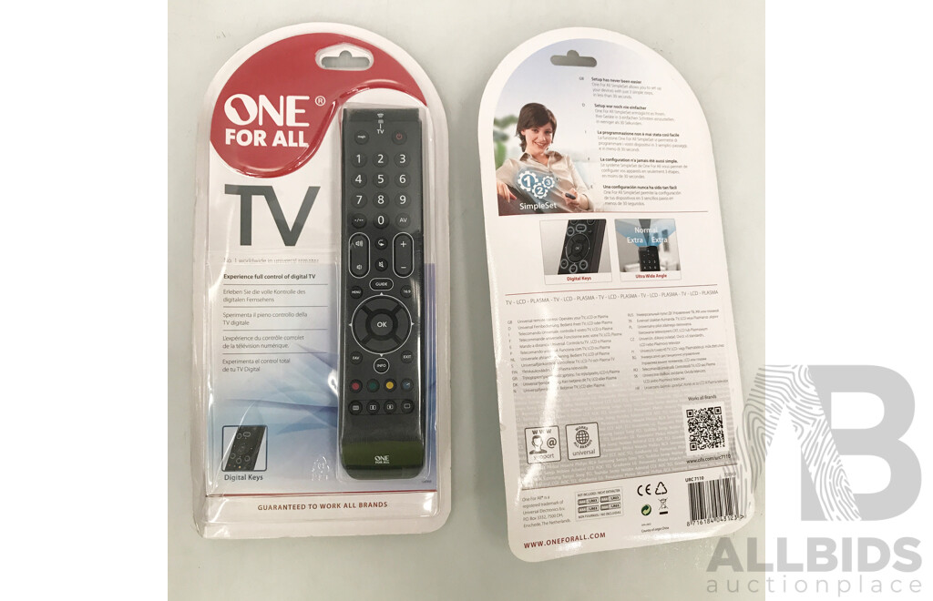 Genius EasyPen I405 Graphics Tablet and One for All Universal TV Remote Controls - Lot of 3