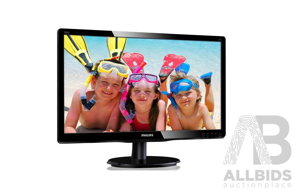 Philips 20 Inch LCD Monitor with LED Backlight - Brand New