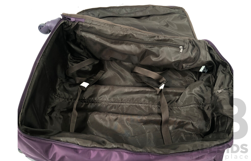 Lipault by Samsonite Four Wheel Spinner Soft Suitcases - 93 Litre and 43 Litre - Set of Two - New