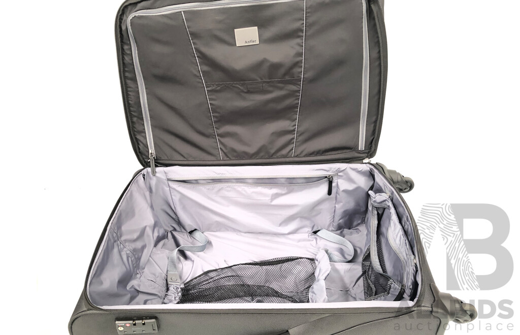 Antler Four Wheel Expanding Roller Cases - Large - Lot of Two -- Brand New - RRP $678.00