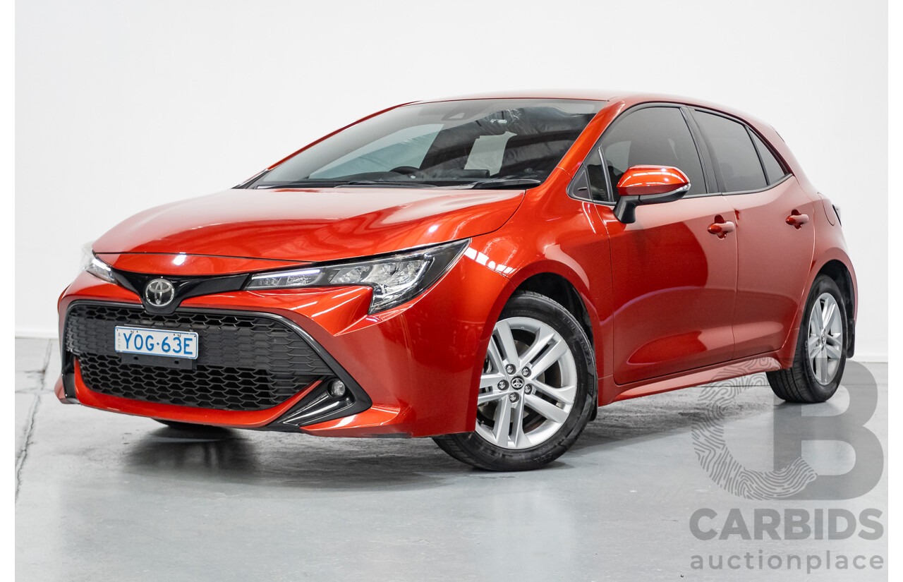 10/2018 Toyota Corolla SX MZEA12R 5D Hatchback Barcelona Red Metallic 2.0L