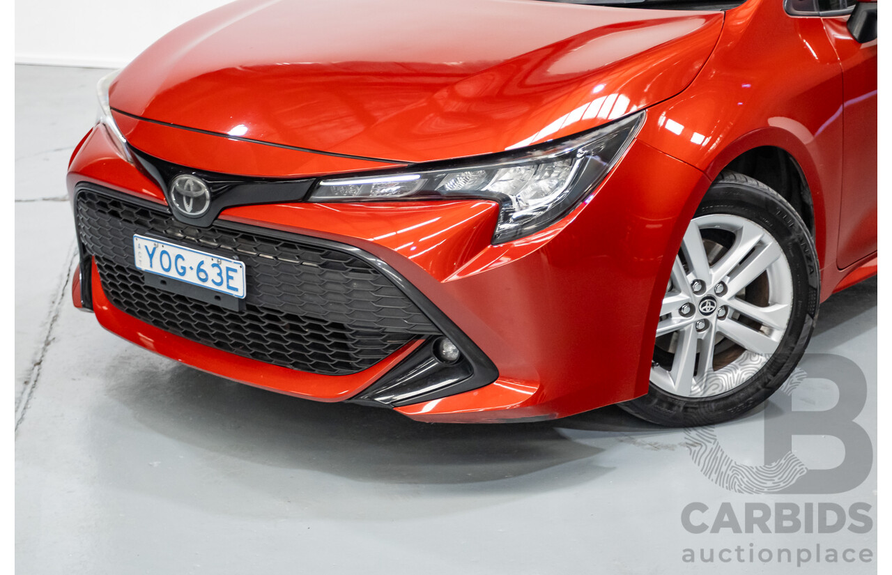 10/2018 Toyota Corolla SX MZEA12R 5D Hatchback Barcelona Red Metallic 2.0L