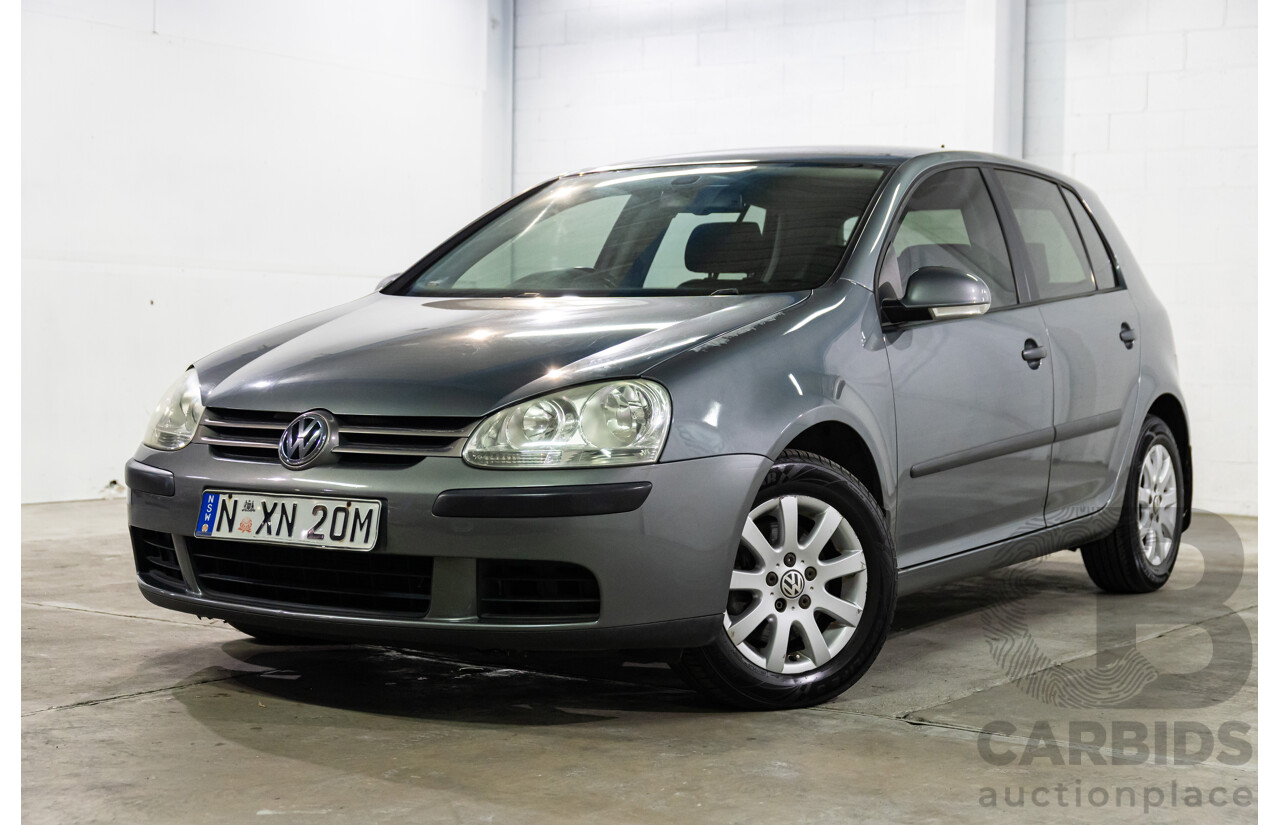 3/2006 Volkswagen Golf 2.0 TDI Comfortline 1K 5d Hatchback United Grey Metallic Turbo 2.0L