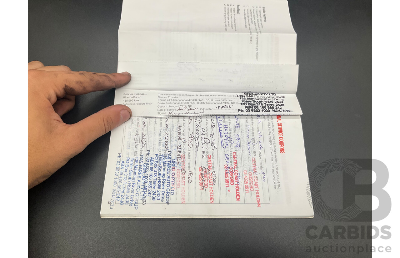 8/2015 Holden Trax LS TJ MY16 4d Wagon Summit White 1.8L