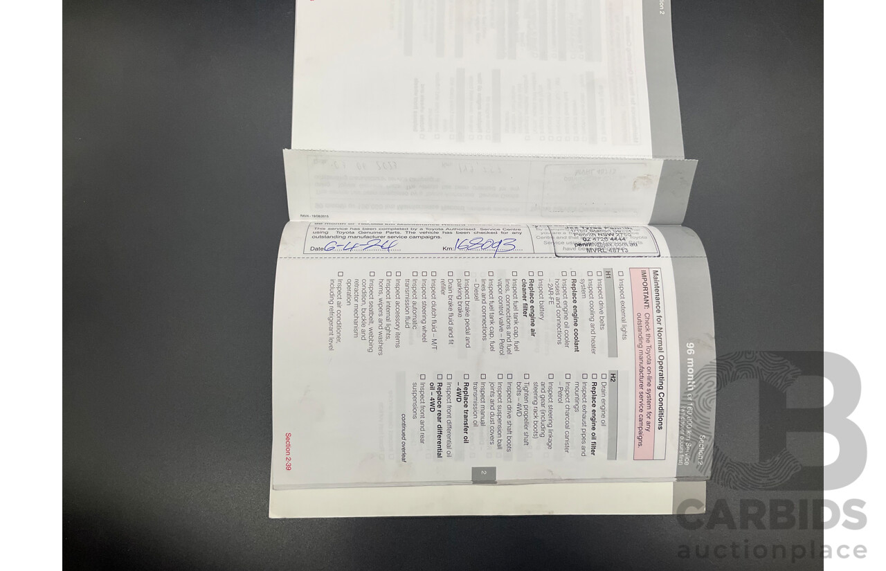 04/2016 Toyota RAV4 GX (FWD) ZSA42R MY16 4d Wagon Electric Storm Blue Metallic 2.0L