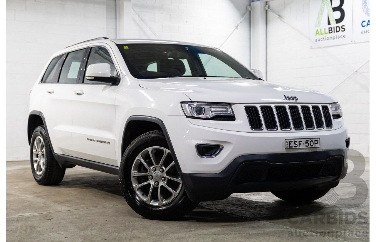 11/2014 Jeep Grand Cherokee Laredo (4x4) WK MY15 4d Wagon Bright White V6 3.6L