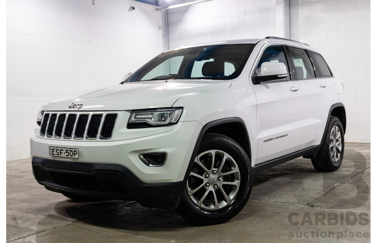 11/2014 Jeep Grand Cherokee Laredo (4x4) WK MY15 4d Wagon Bright White V6 3.6L