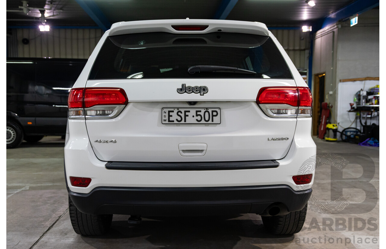 11/2014 Jeep Grand Cherokee Laredo (4x4) WK MY15 4d Wagon Bright White V6 3.6L