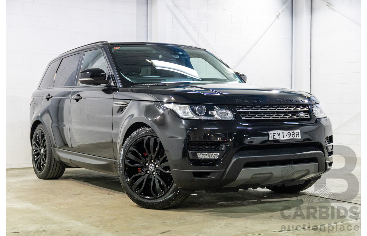 11/2015 Land Rover Range Rover Sport 3.0 TDV6 SE LW MY16 4d Wagon Santorini Black Turbo Diesel V6 3.0L - 7 Seater