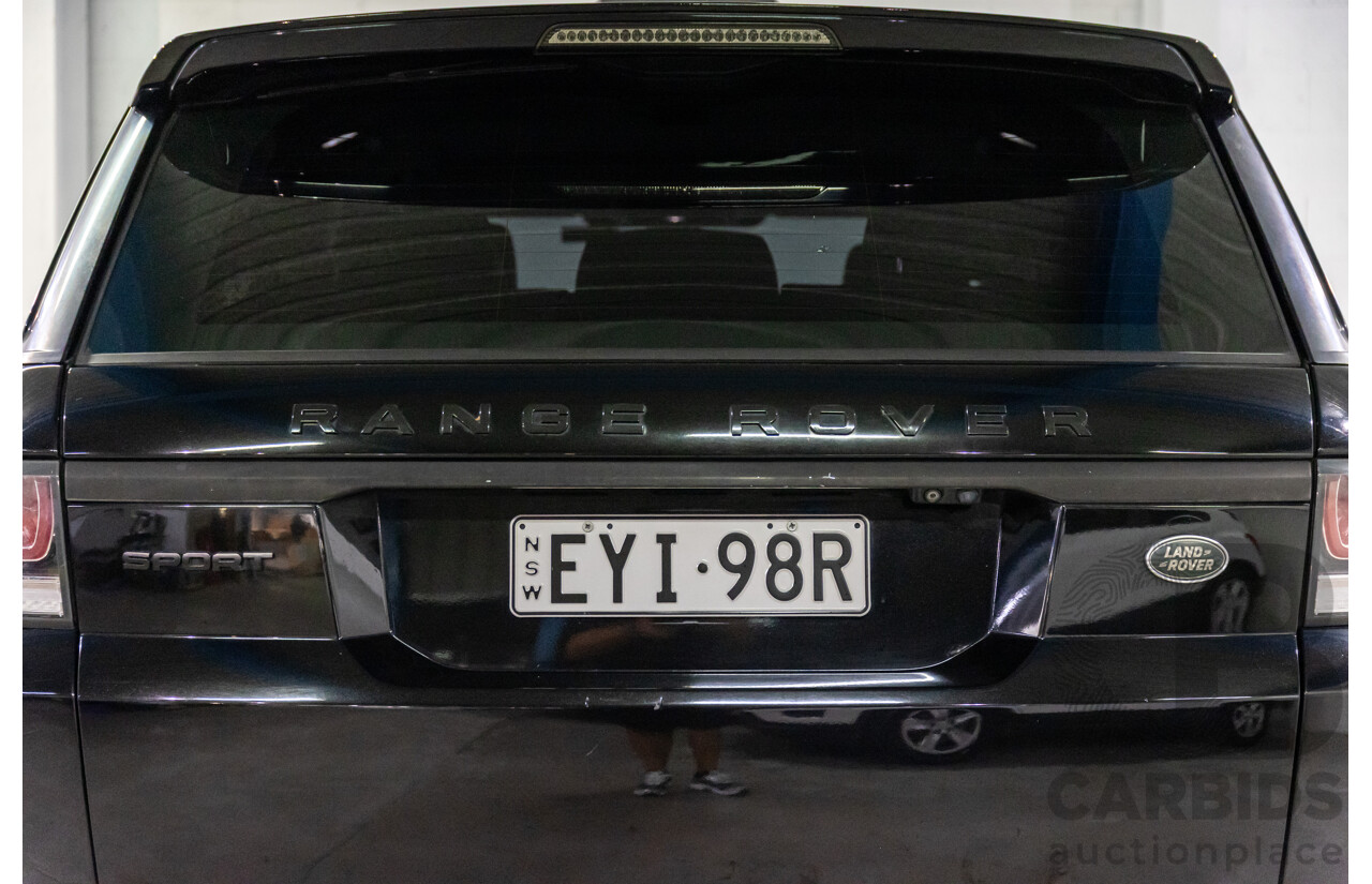 11/2015 Land Rover Range Rover Sport 3.0 TDV6 SE LW MY16 4d Wagon Santorini Black Turbo Diesel V6 3.0L - 7 Seater