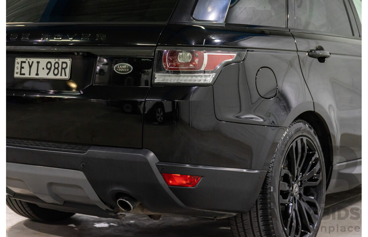11/2015 Land Rover Range Rover Sport 3.0 TDV6 SE LW MY16 4d Wagon Santorini Black Turbo Diesel V6 3.0L - 7 Seater