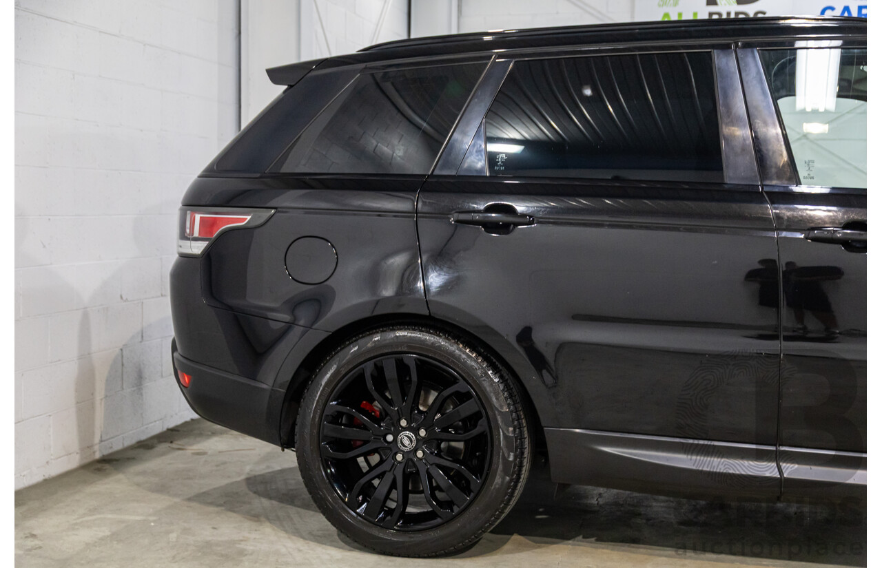11/2015 Land Rover Range Rover Sport 3.0 TDV6 SE LW MY16 4d Wagon Santorini Black Turbo Diesel V6 3.0L - 7 Seater