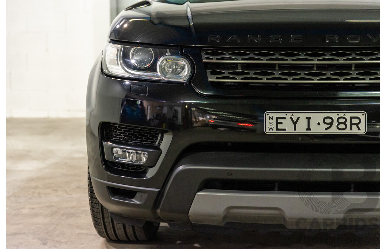 11/2015 Land Rover Range Rover Sport 3.0 TDV6 SE LW MY16 4d Wagon Santorini Black Turbo Diesel V6 3.0L - 7 Seater