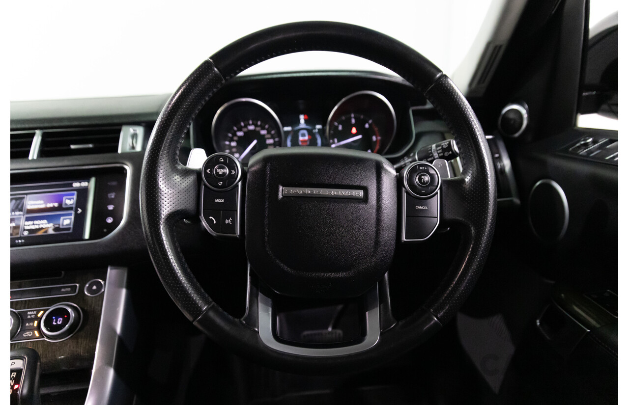 11/2015 Land Rover Range Rover Sport 3.0 TDV6 SE LW MY16 4d Wagon Santorini Black Turbo Diesel V6 3.0L - 7 Seater