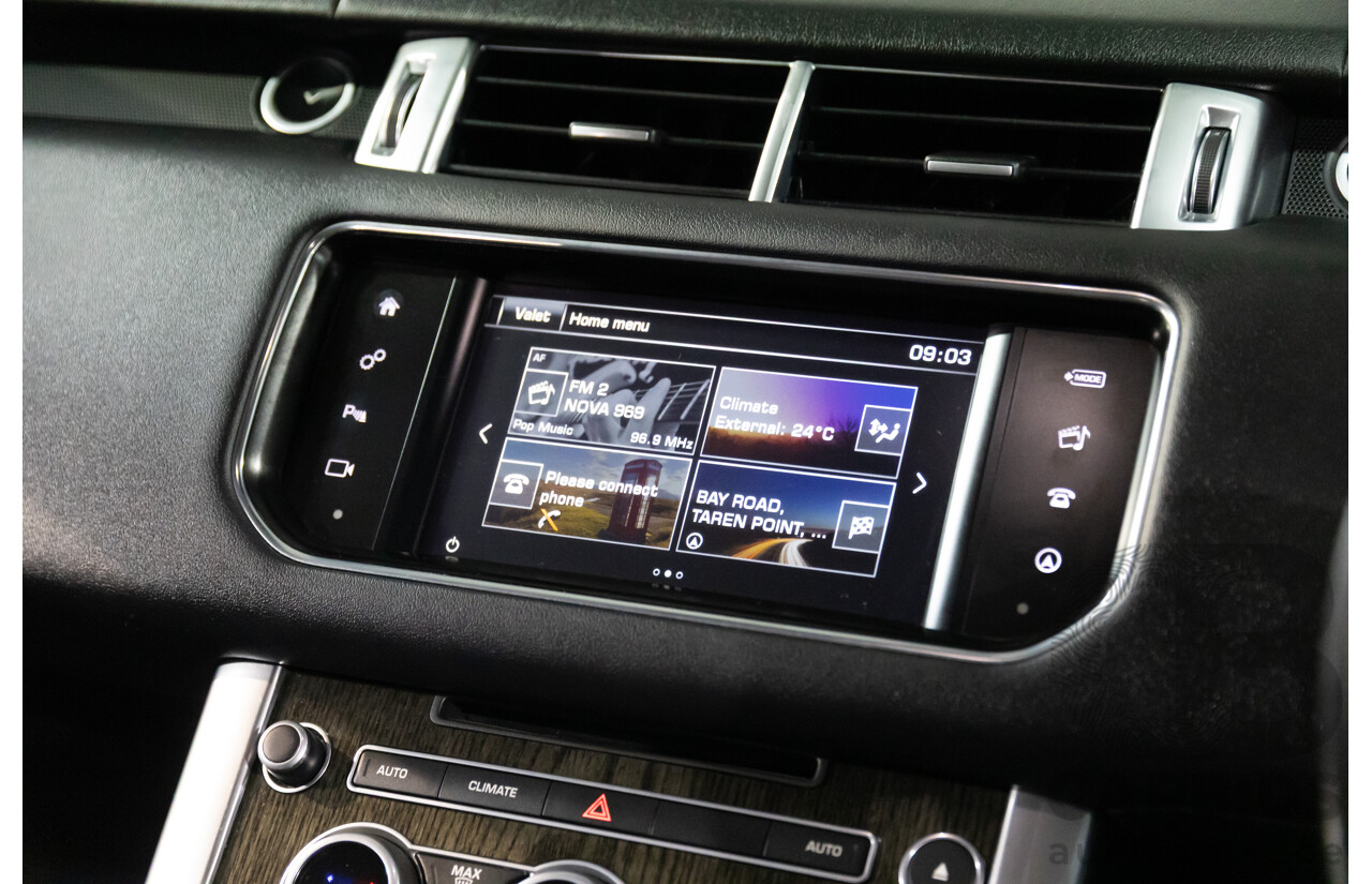 11/2015 Land Rover Range Rover Sport 3.0 TDV6 SE LW MY16 4d Wagon Santorini Black Turbo Diesel V6 3.0L - 7 Seater