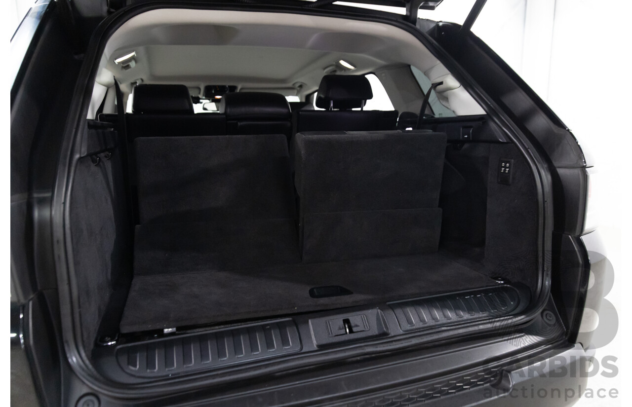 11/2015 Land Rover Range Rover Sport 3.0 TDV6 SE LW MY16 4d Wagon Santorini Black Turbo Diesel V6 3.0L - 7 Seater