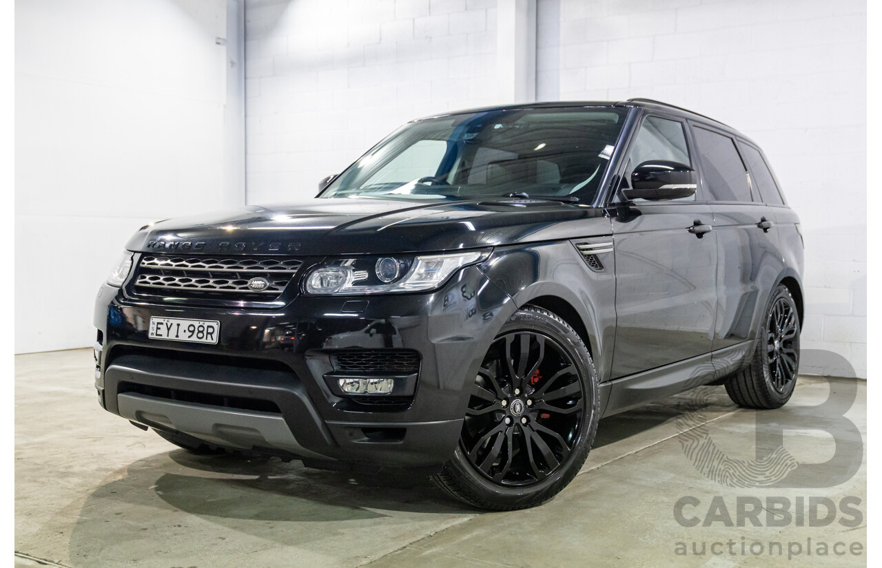 11/2015 Land Rover Range Rover Sport 3.0 TDV6 SE LW MY16 4d Wagon Santorini Black Turbo Diesel V6 3.0L - 7 Seater