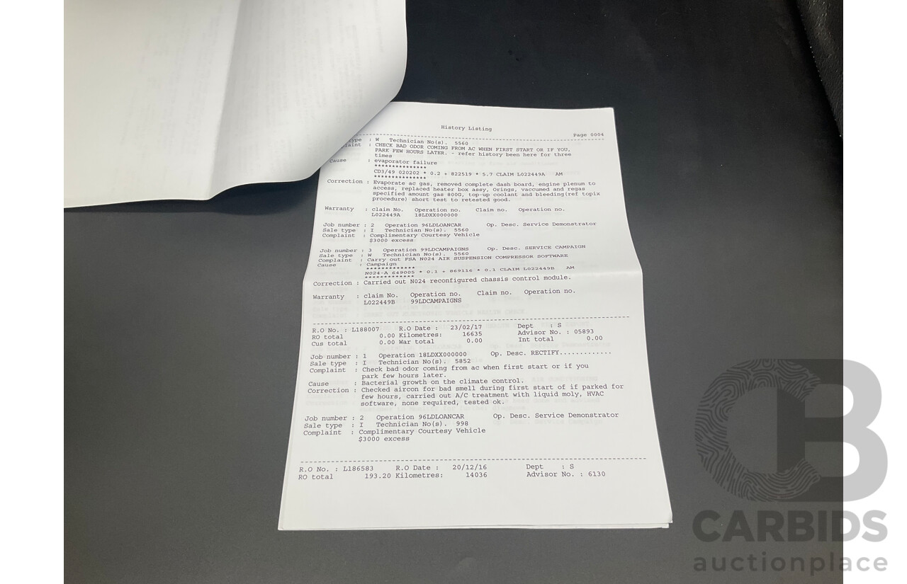 11/2015 Land Rover Range Rover Sport 3.0 TDV6 SE LW MY16 4d Wagon Santorini Black Turbo Diesel V6 3.0L - 7 Seater