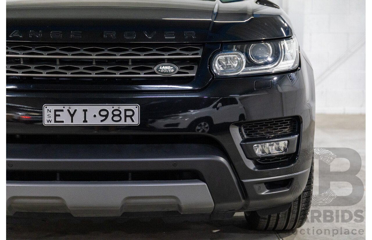11/2015 Land Rover Range Rover Sport 3.0 TDV6 SE LW MY16 4d Wagon Santorini Black Turbo Diesel V6 3.0L - 7 Seater