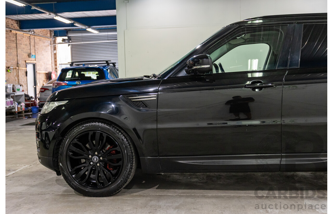 11/2015 Land Rover Range Rover Sport 3.0 TDV6 SE LW MY16 4d Wagon Santorini Black Turbo Diesel V6 3.0L - 7 Seater