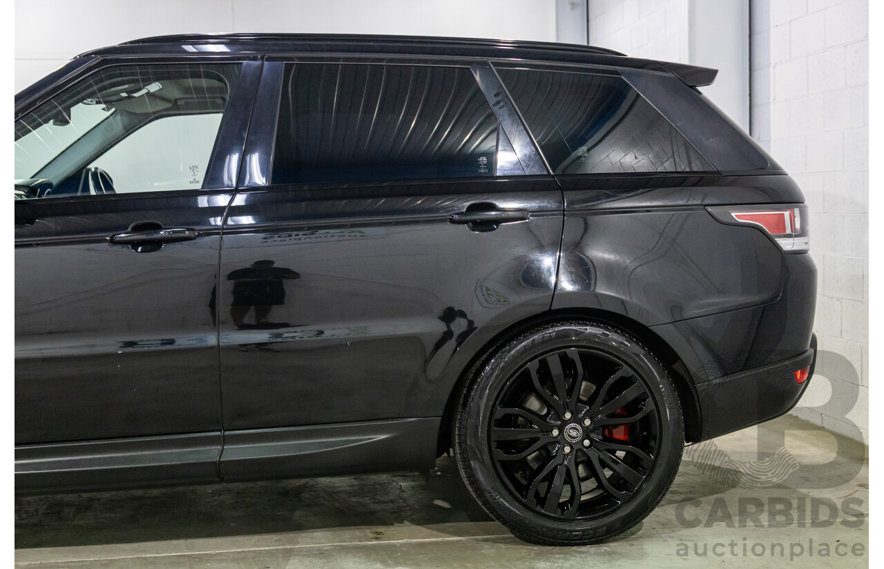 11/2015 Land Rover Range Rover Sport 3.0 TDV6 SE LW MY16 4d Wagon Santorini Black Turbo Diesel V6 3.0L - 7 Seater