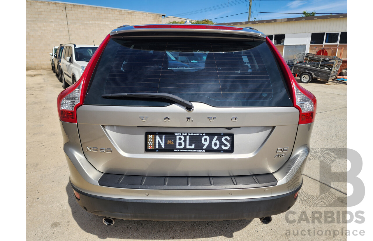 6/2012 Volvo Xc60 D5 Teknik DZ MY12 4d Wagon Gold 2.4L