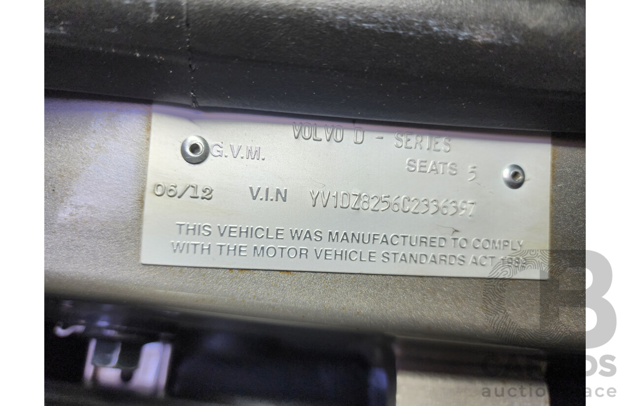 6/2012 Volvo Xc60 D5 Teknik DZ MY12 4d Wagon Gold 2.4L