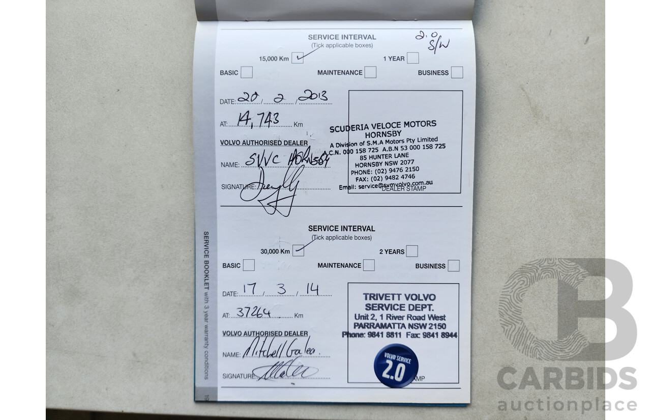 6/2012 Volvo Xc60 D5 Teknik DZ MY12 4d Wagon Gold 2.4L