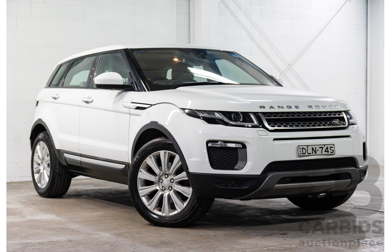 10/2016 Range Rover Evoque Td4 180 HSE (AWD) LV MY17 5d Wagon Fuji White Turbo Diesel 2.0L