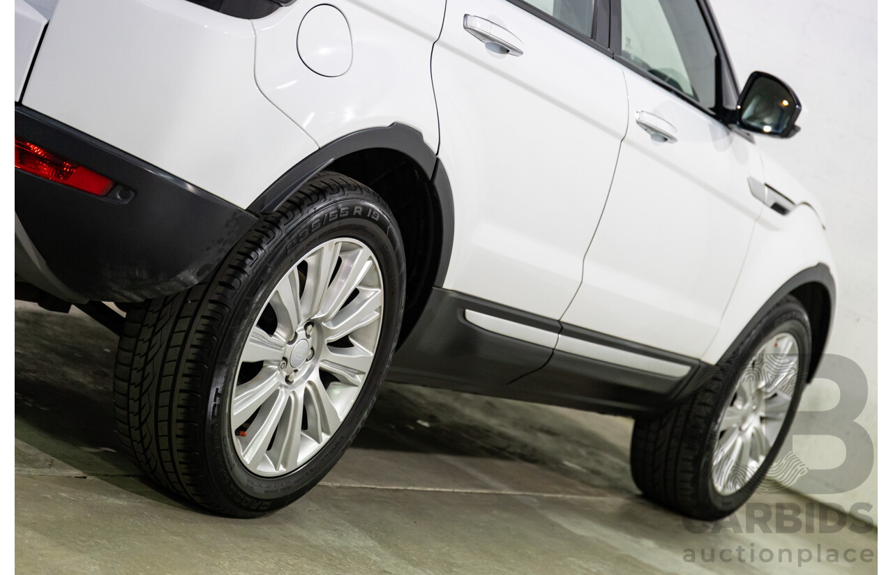 10/2016 Range Rover Evoque Td4 180 HSE (AWD) LV MY17 5d Wagon Fuji White Turbo Diesel 2.0L