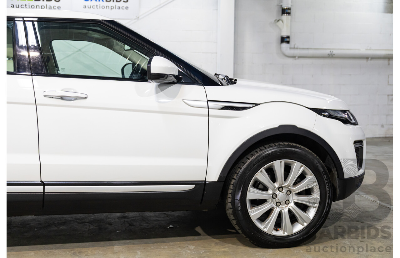 10/2016 Range Rover Evoque Td4 180 HSE (AWD) LV MY17 5d Wagon Fuji White Turbo Diesel 2.0L