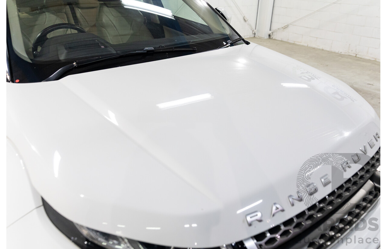 10/2016 Range Rover Evoque Td4 180 HSE (AWD) LV MY17 5d Wagon Fuji White Turbo Diesel 2.0L