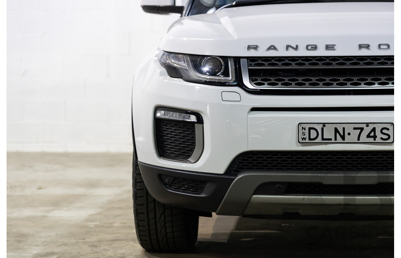 10/2016 Range Rover Evoque Td4 180 HSE (AWD) LV MY17 5d Wagon Fuji White Turbo Diesel 2.0L